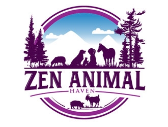 Zen Animal Haven logo design by LogoInvent