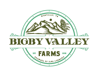 Bigby Valley Farms logo design by Ultimatum