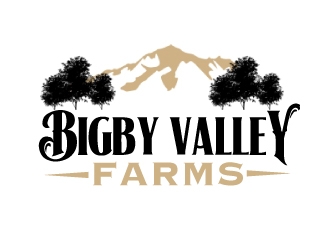 Bigby Valley Farms logo design by ElonStark