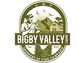 Bigby Valley Farms logo design by THOR_