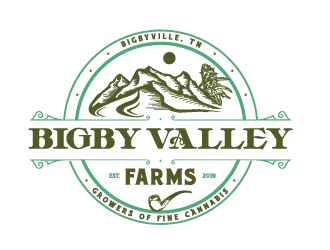 Bigby Valley Farms logo design by Ultimatum