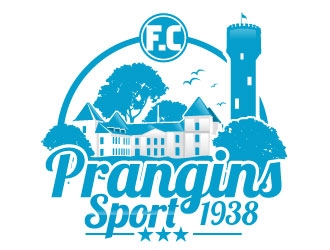 FC Prangins Sport logo design by Suvendu