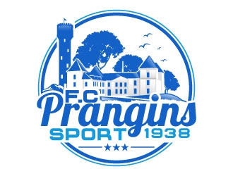 FC Prangins Sport logo design by Suvendu