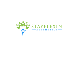Stayflexin Aesthetics  logo design by kaylee
