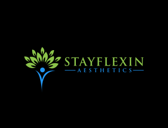 Stayflexin Aesthetics  logo design by kaylee
