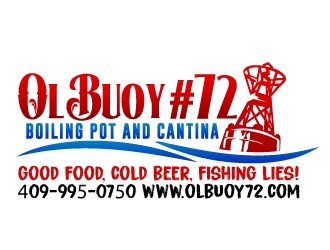 Ol buoy #72 boiling pot and cantina logo design by ElonStark