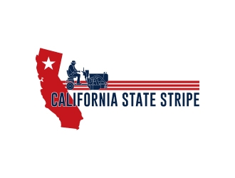 California State Stripe logo design by kasperdz