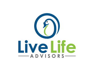 Live Life Advisors logo design by BrightARTS