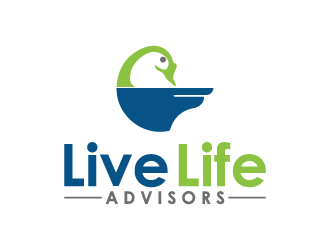 Live Life Advisors logo design by BrightARTS