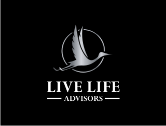 Live Life Advisors logo design by sodimejo