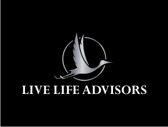 Live Life Advisors logo design by sodimejo