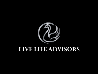 Live Life Advisors logo design by sodimejo