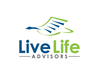 Live Life Advisors logo design by BrightARTS