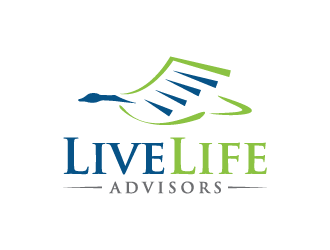 Live Life Advisors logo design by BrightARTS