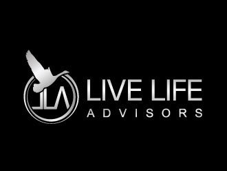 Live Life Advisors logo design by Webphixo