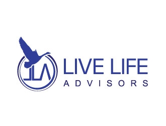 Live Life Advisors logo design by Webphixo
