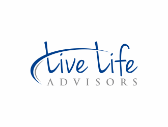 Live Life Advisors logo design by santrie