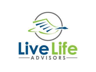 Live Life Advisors logo design by BrightARTS