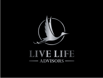 Live Life Advisors logo design by sodimejo