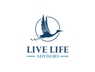 Live Life Advisors logo design by sodimejo