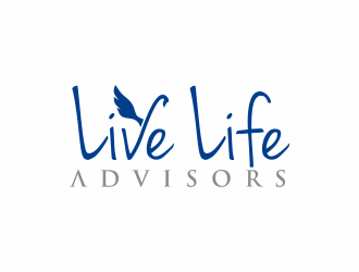 Live Life Advisors logo design by santrie