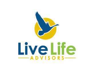 Live Life Advisors logo design by BrightARTS