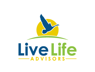 Live Life Advisors logo design by BrightARTS
