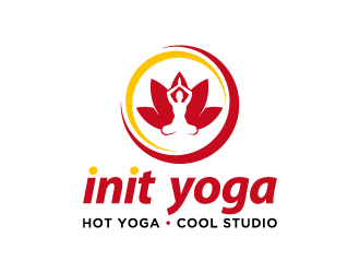 Init Yoga logo design by lestatic22