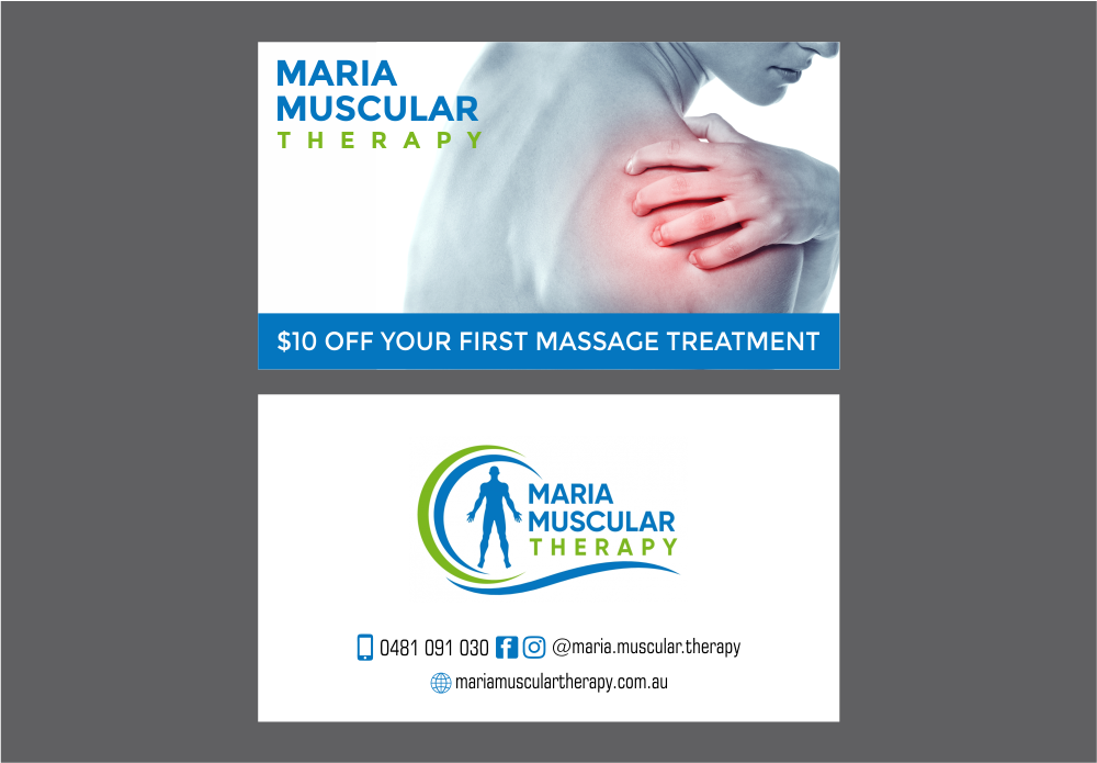 Maria Muscular Therapy logo design by Girly