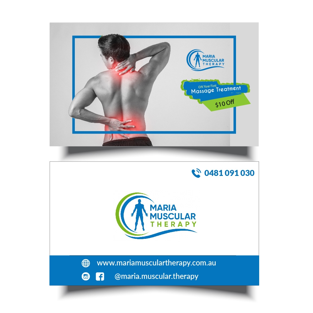 Maria Muscular Therapy logo design by AnuragYadav