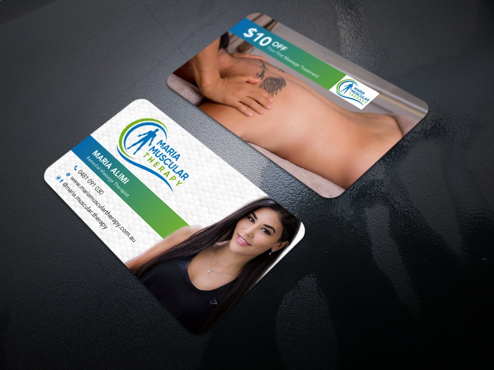 Maria Muscular Therapy logo design by KHAI