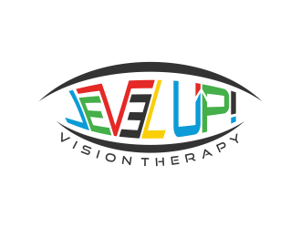LEVEL UP! Vision Therapy logo design by graphicstar