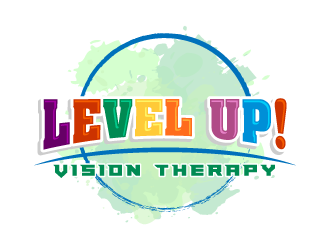LEVEL UP! Vision Therapy logo design by pencilhand