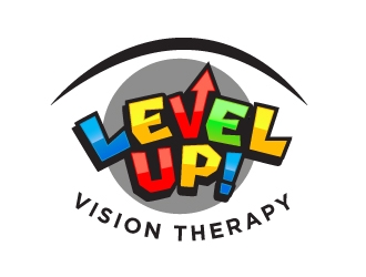 LEVEL UP! Vision Therapy logo design by Foxcody