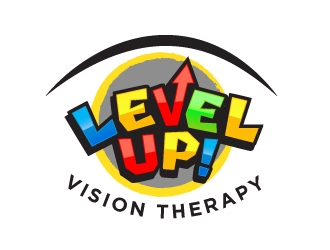 LEVEL UP! Vision Therapy logo design by Foxcody
