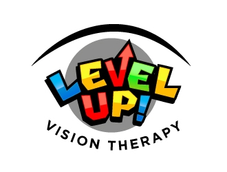 LEVEL UP! Vision Therapy logo design by Foxcody