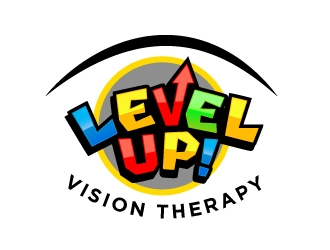 LEVEL UP! Vision Therapy logo design by Foxcody