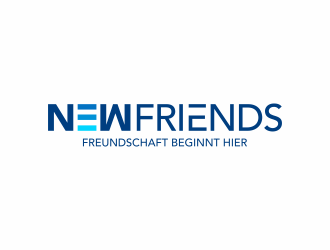 NewFriends (company name) Freundschaft beginnt hier. (Slogan) logo design by ingepro
