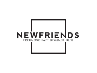 NewFriends (company name) Freundschaft beginnt hier. (Slogan) logo design by sanworks
