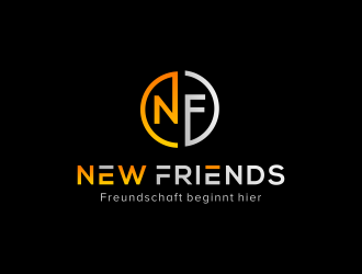 NewFriends (company name) Freundschaft beginnt hier. (Slogan) logo design by ubai popi