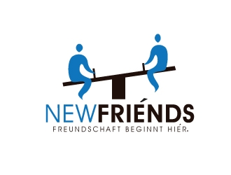NewFriends (company name) Freundschaft beginnt hier. (Slogan) logo design by REDCROW