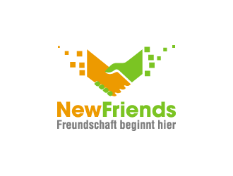 NewFriends (company name) Freundschaft beginnt hier. (Slogan) logo design by torresace