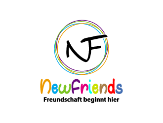 NewFriends (company name) Freundschaft beginnt hier. (Slogan) logo design by torresace