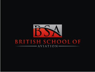 BRITISH SCHOOL OF AVIATION logo design by bricton