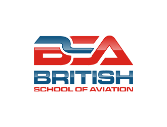 BRITISH SCHOOL OF AVIATION logo design by Kraken