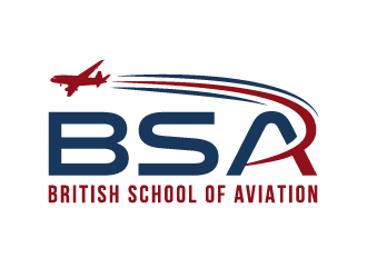 BRITISH SCHOOL OF AVIATION logo design by akilis13