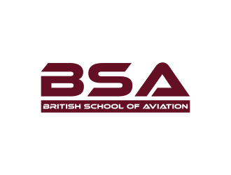 BRITISH SCHOOL OF AVIATION logo design by Kruger