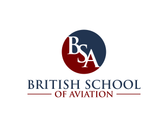BRITISH SCHOOL OF AVIATION logo design by RIANW