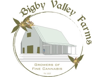 Bigby Valley Farms logo design by not2shabby