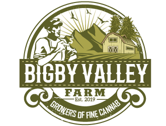 Bigby Valley Farms logo design by THOR_
